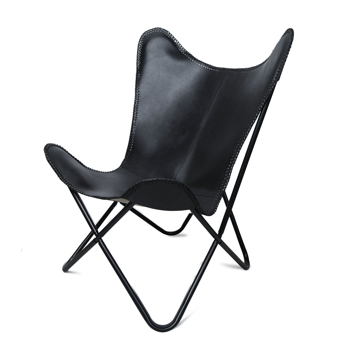 Black Butterfly With Black Frame