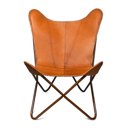 Goat Vintage Leather with copper Frame