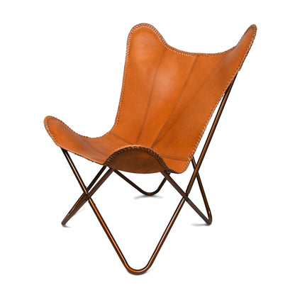 Goat Vintage Leather with copper Frame